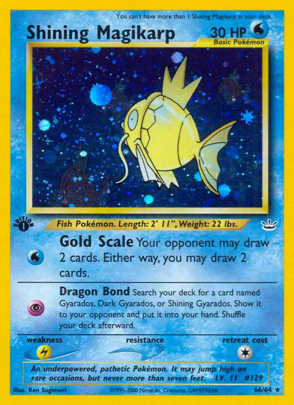 Shining Magikarp, Neo Revelation, 2001