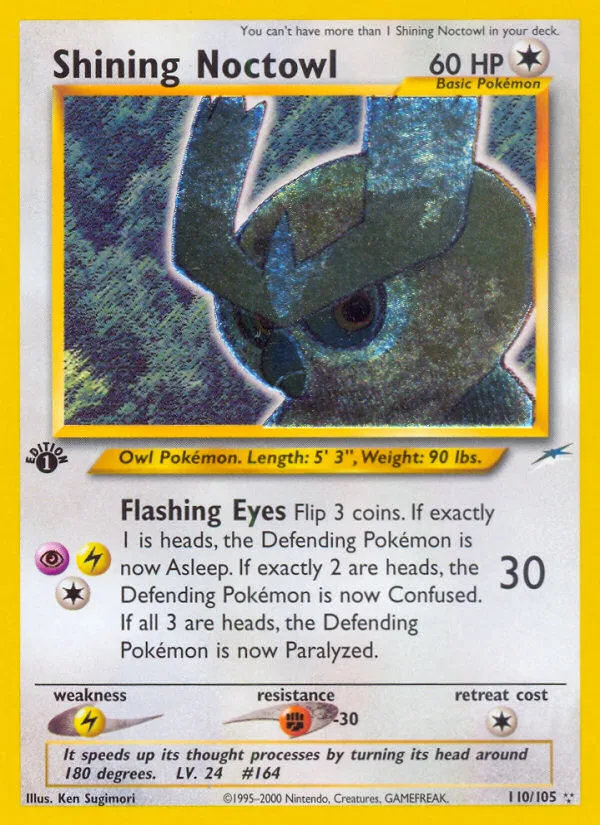 Shining Noctowl, Neo Destiny, 2002