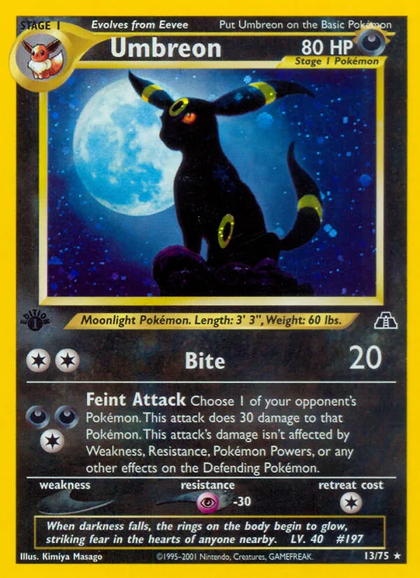 Umbreon, Neo Discovery, 2001