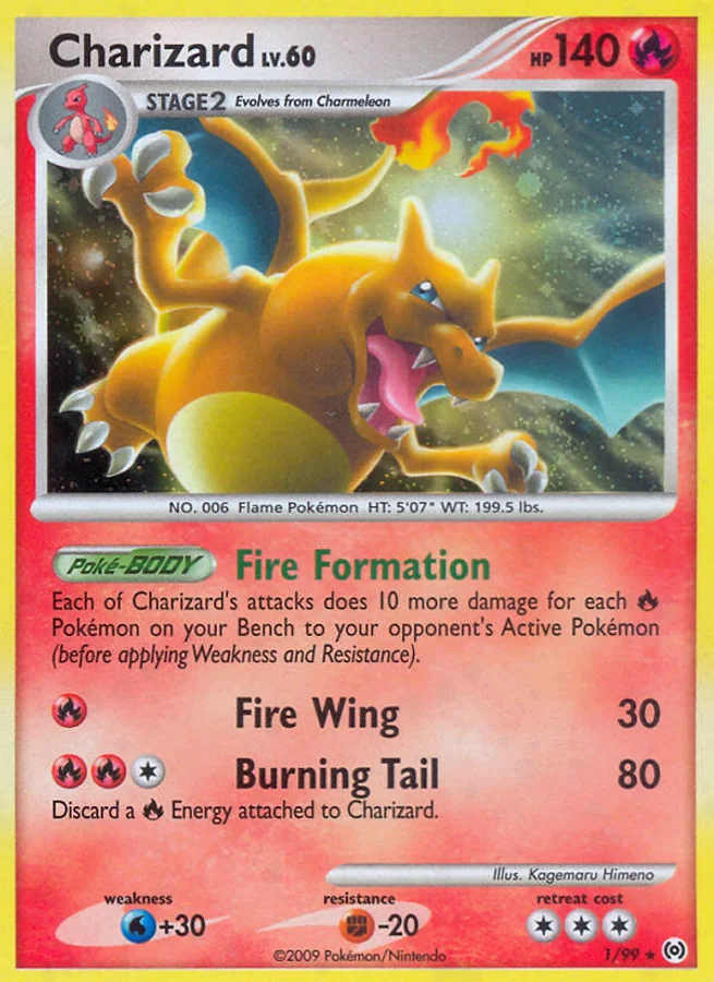 Charizard, Platinum Arceus, 2009