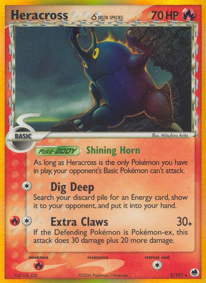 Heracross, EX Dragon Frontiers, 2006